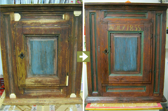 Entisöinti - isännän kaappi