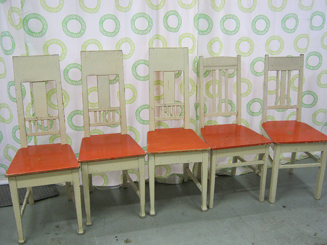 jugend tuoli huonekalun maalaus