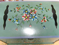 koristemaalaus - kukkakoristeita