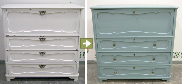 Huonekalujen maalaus kalffipiironki