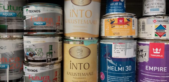 Huonekalujen maalaus.Osa 2/3. Maalit kotituunaajille